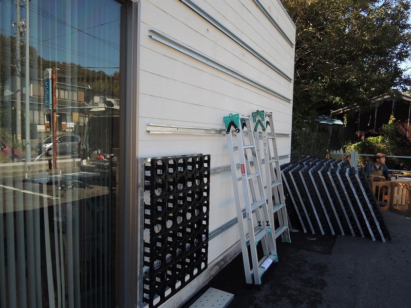 壁面緑化 【 屋外:カセット式壁面パネル使用 】 40の施工写真3