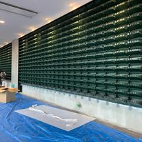 壁面緑化 【 屋内:プラティコ式壁面緑化パネル使用 】 120の施工写真5