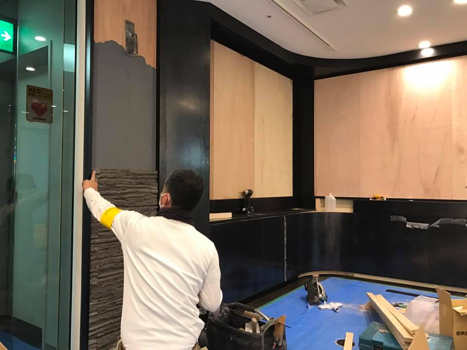 壁面緑化 【 屋内:プラティコ式壁面緑化パネル使用 】 138の施工写真5