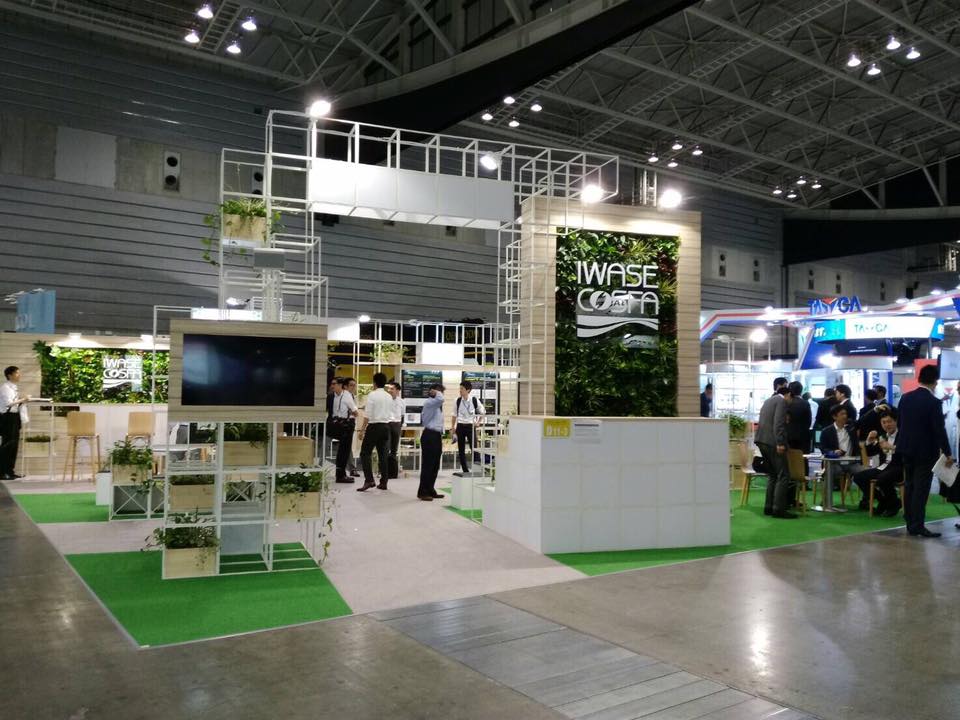 壁面緑化 【 屋内:プラティコ式壁面緑化パネル使用 】 142の施工写真7