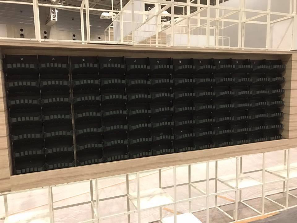 壁面緑化 【 屋内:プラティコ式壁面緑化パネル使用 】 142の施工写真8