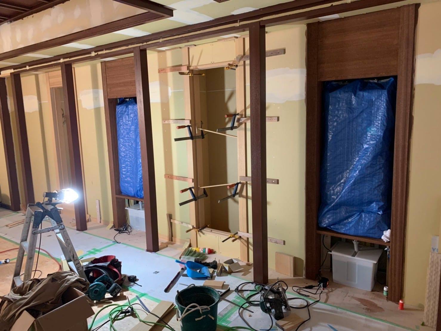 壁面緑化 【 屋内:プラティコ式壁面緑化パネル使用 】 162の施工写真3