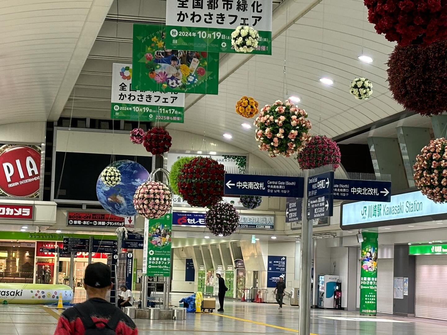 造花壁面緑化【Decopla使用】158の施工写真2