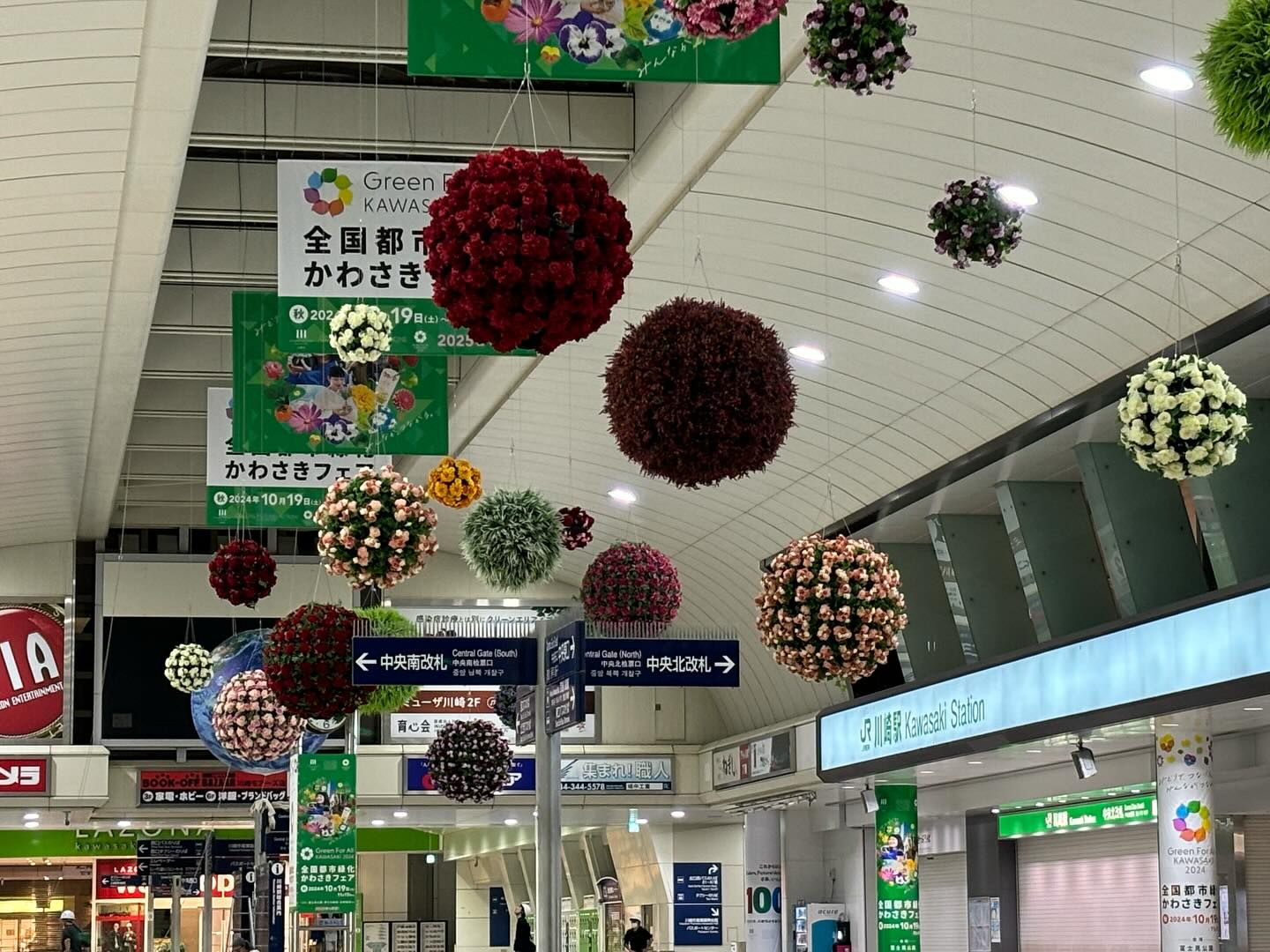 造花壁面緑化【Decopla使用】158の施工写真3