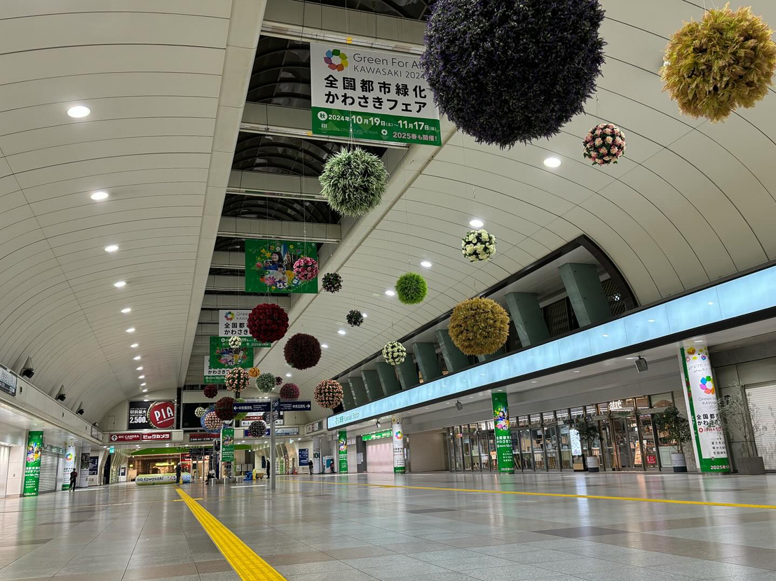 造花壁面緑化【Decopla使用】158の施工写真