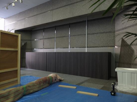 壁面緑化 【 屋内:プラティコ式壁面緑化パネル使用 】 3の施工写真2