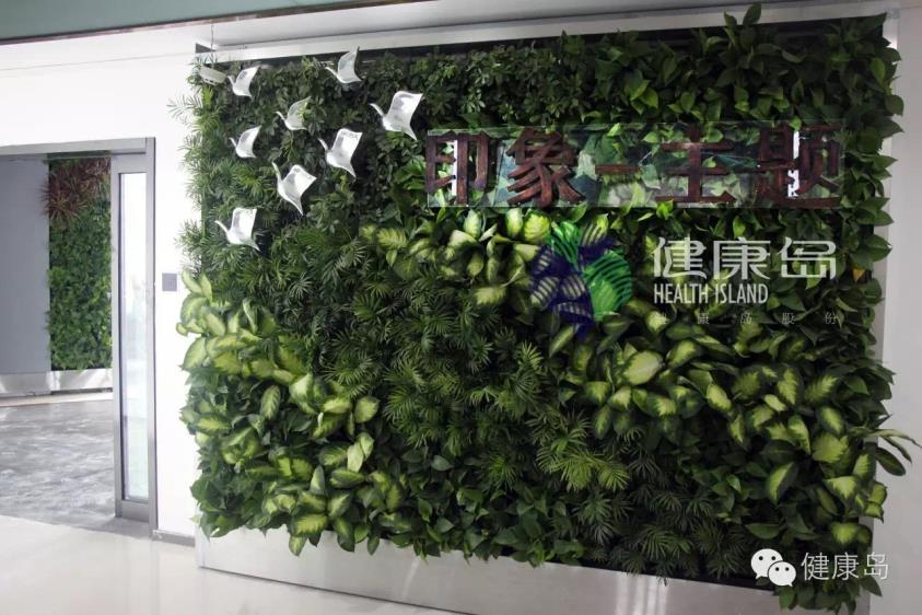 壁面緑化 【 屋内:プラティコ式壁面緑化パネル使用 】 39の施工写真2