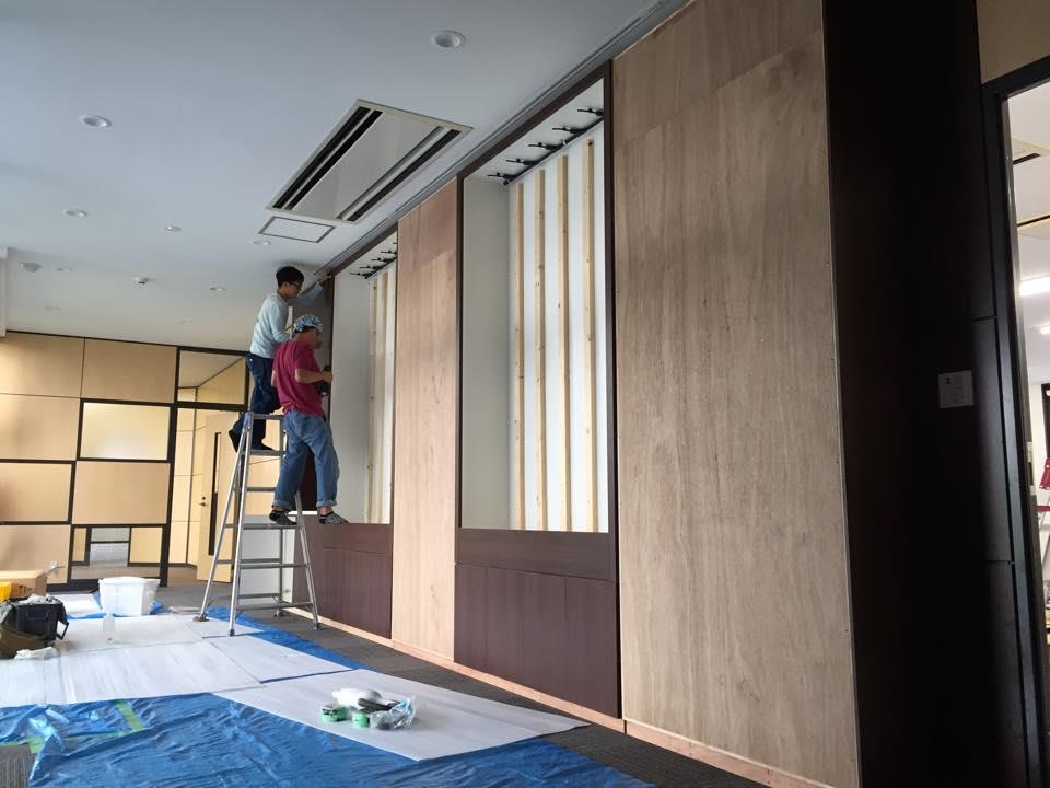 壁面緑化 【 屋内:プラティコ式壁面緑化パネル使用 】 60の施工写真3