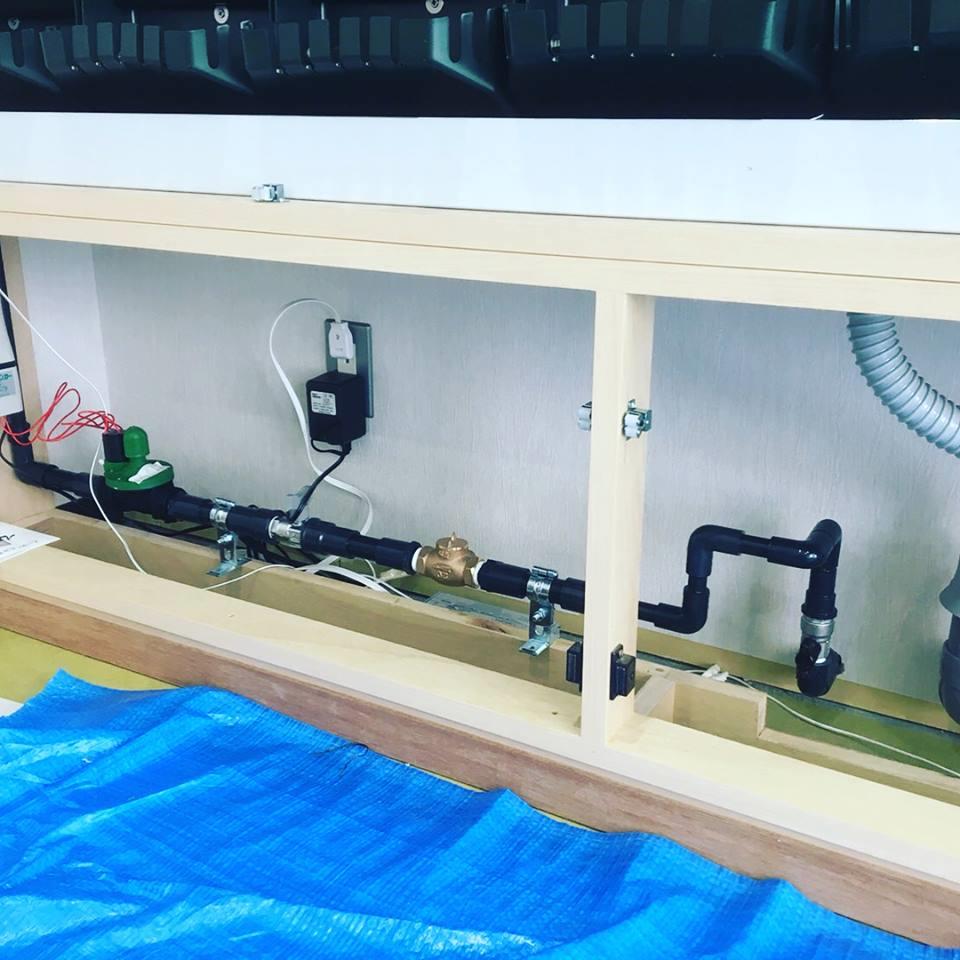 壁面緑化 【 屋内:プラティコ式壁面緑化パネル使用 】 83の施工写真2
