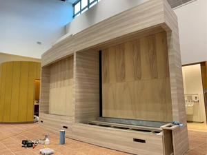壁面緑化【屋内:プラティコ式壁面緑化パネル使用】92の施工写真